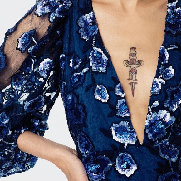 For Love and Lemons, Victoria Embroidered Mini Dress - Picture 8 of 8